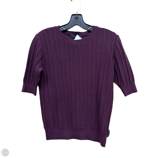 Top Short Sleeve By Ann Taylor In Purple, Size: Xs