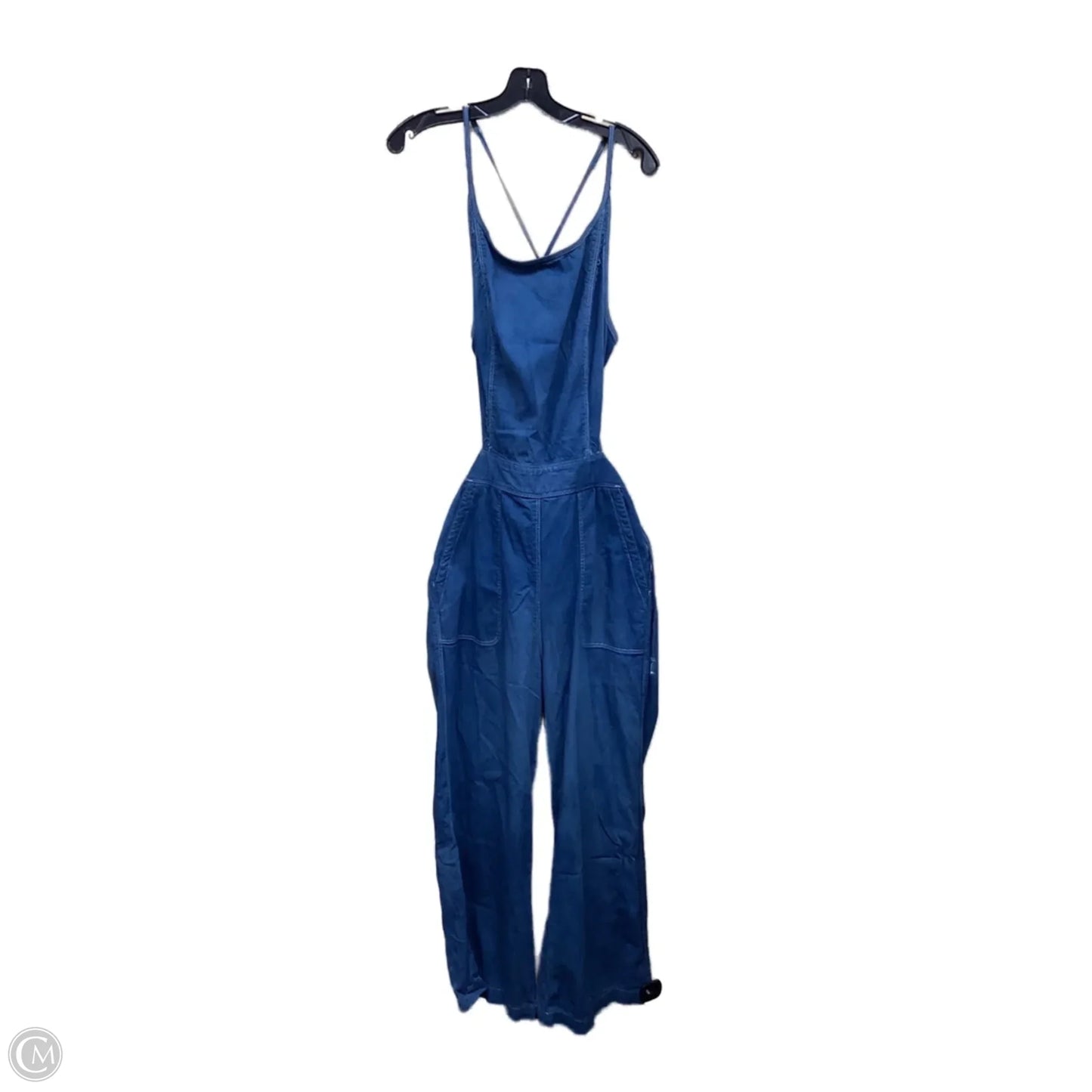 Jumpsuit By Clothes Mentor In Blue Denim, Size: S