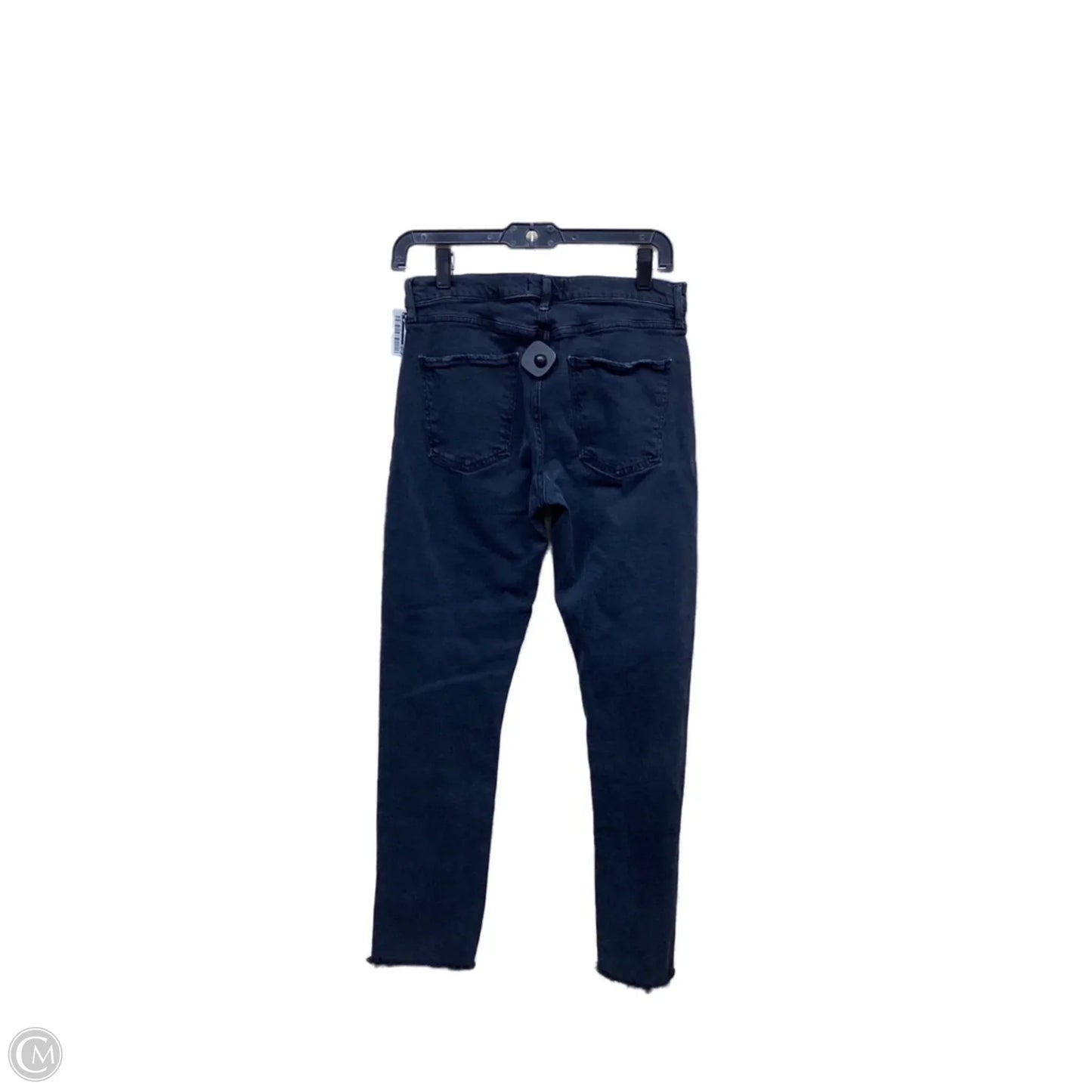 Jeans Straight By Agolde In Black Denim, Size: 4