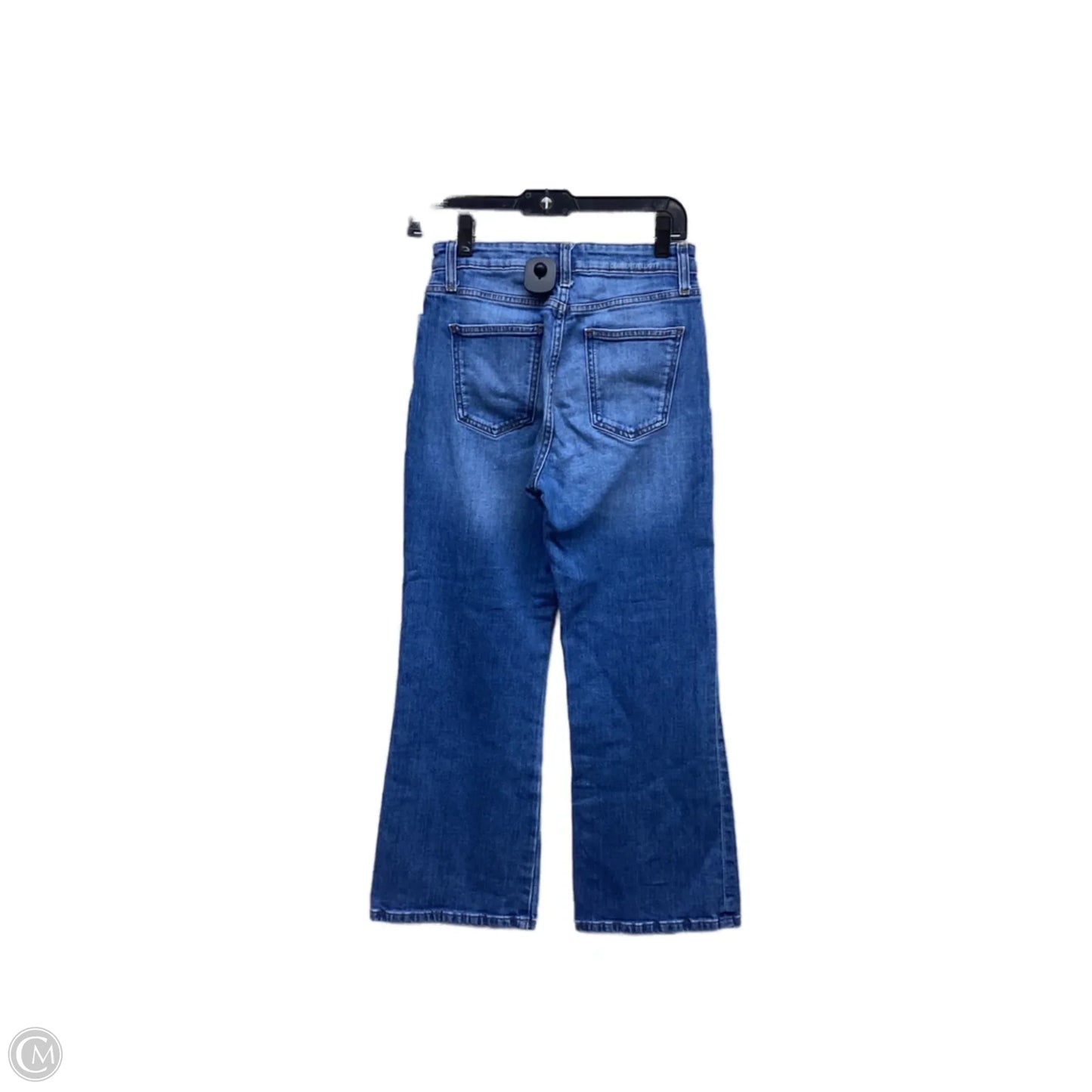 Jeans Straight By Current Elliott In Blue Denim, Size: 2