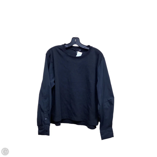 Athletic Sweatshirt Crewneck By Athleta In Black, Size: M