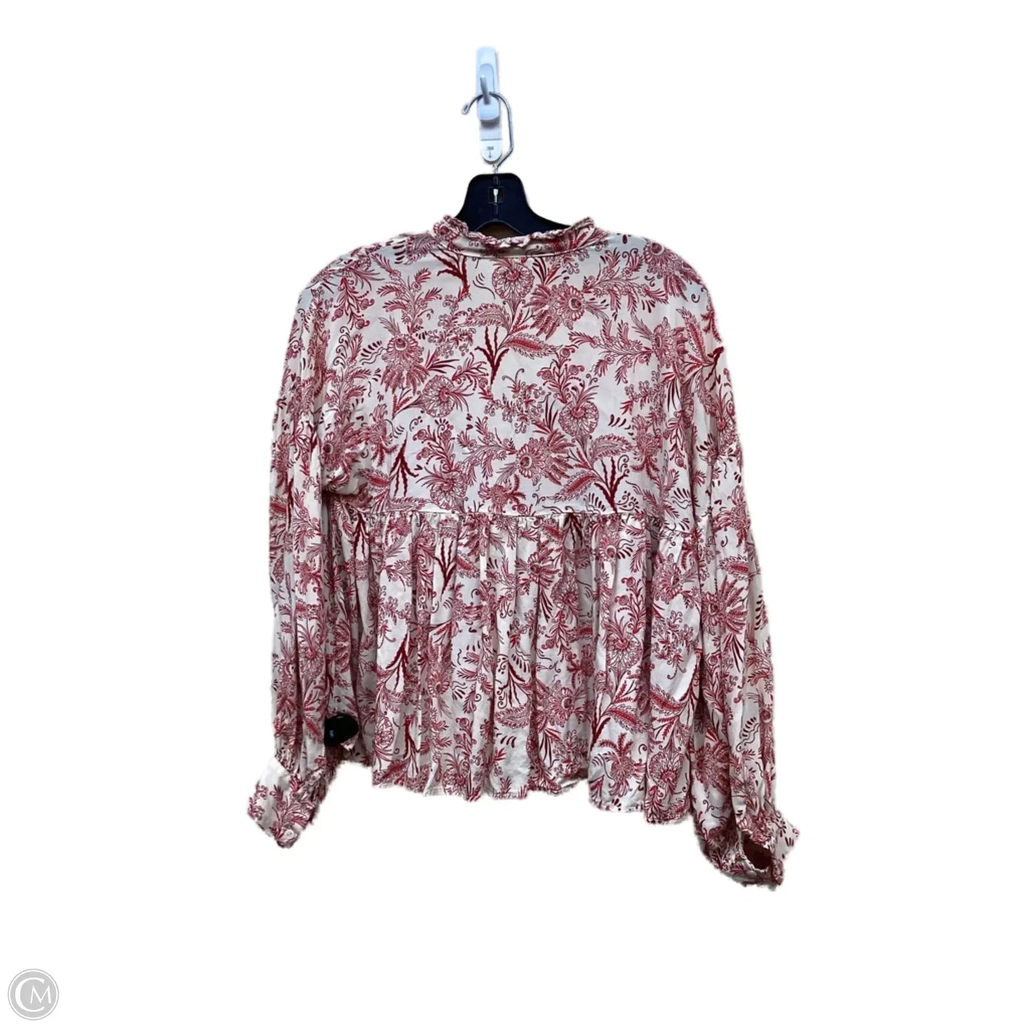 Top Long Sleeve By Anthropologie In Multi-colored, Size: S