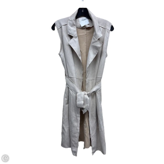 Vest Other By Clothes Mentor In Tan, Size: S