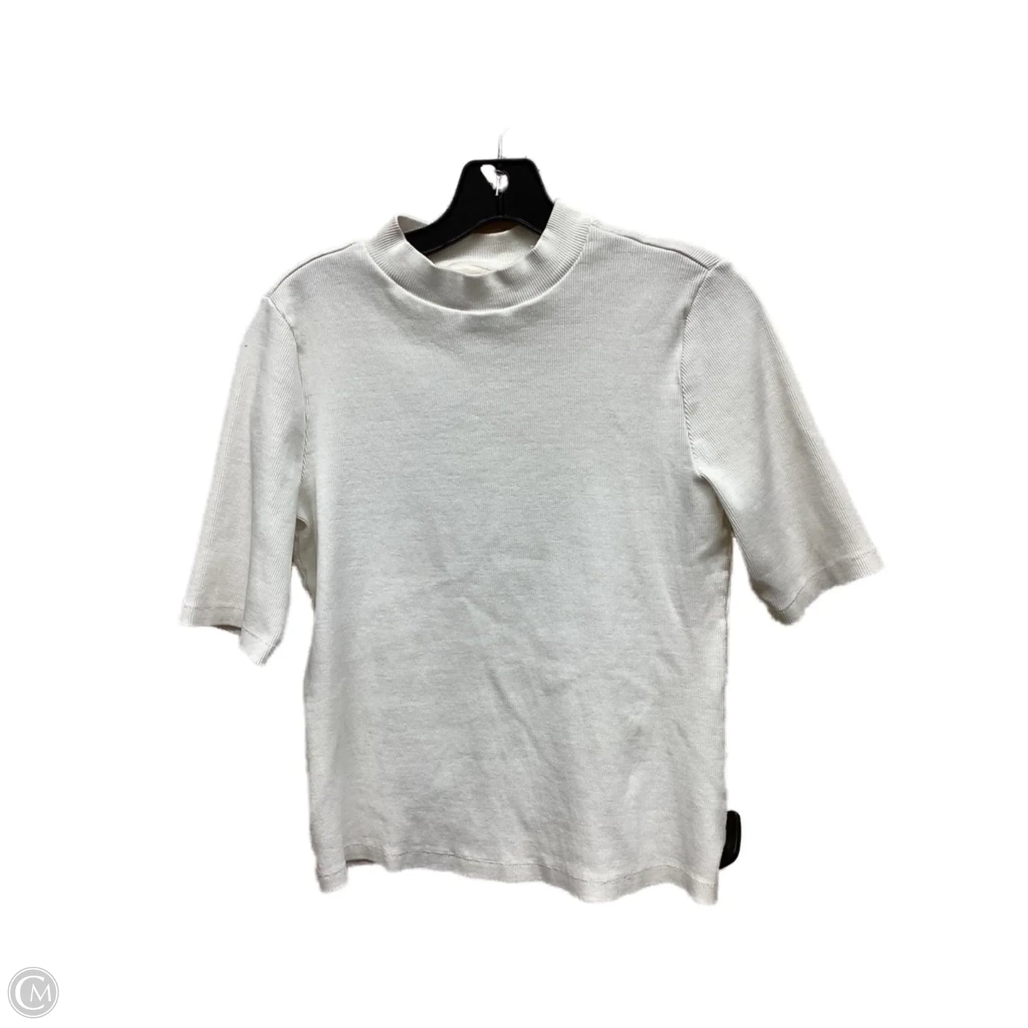 Top Short Sleeve By Maeve In White, Size: S