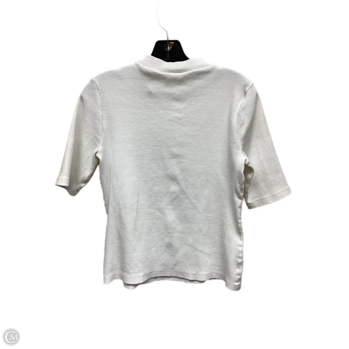 Top Short Sleeve By Maeve In White, Size: S