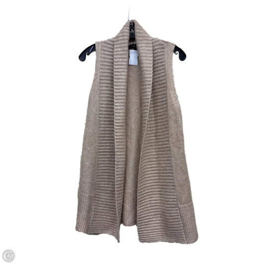 Vest Sweater By Ann Taylor In Brown, Size: S