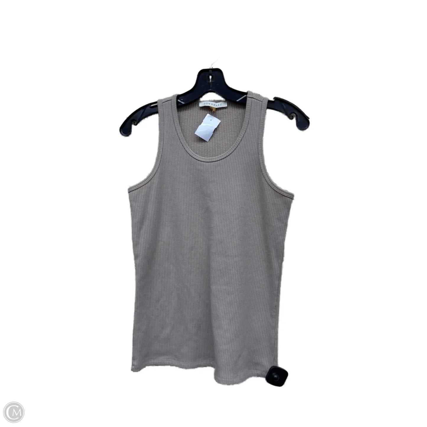 Top Sleeveless By Downeast In Tan, Size: Xs