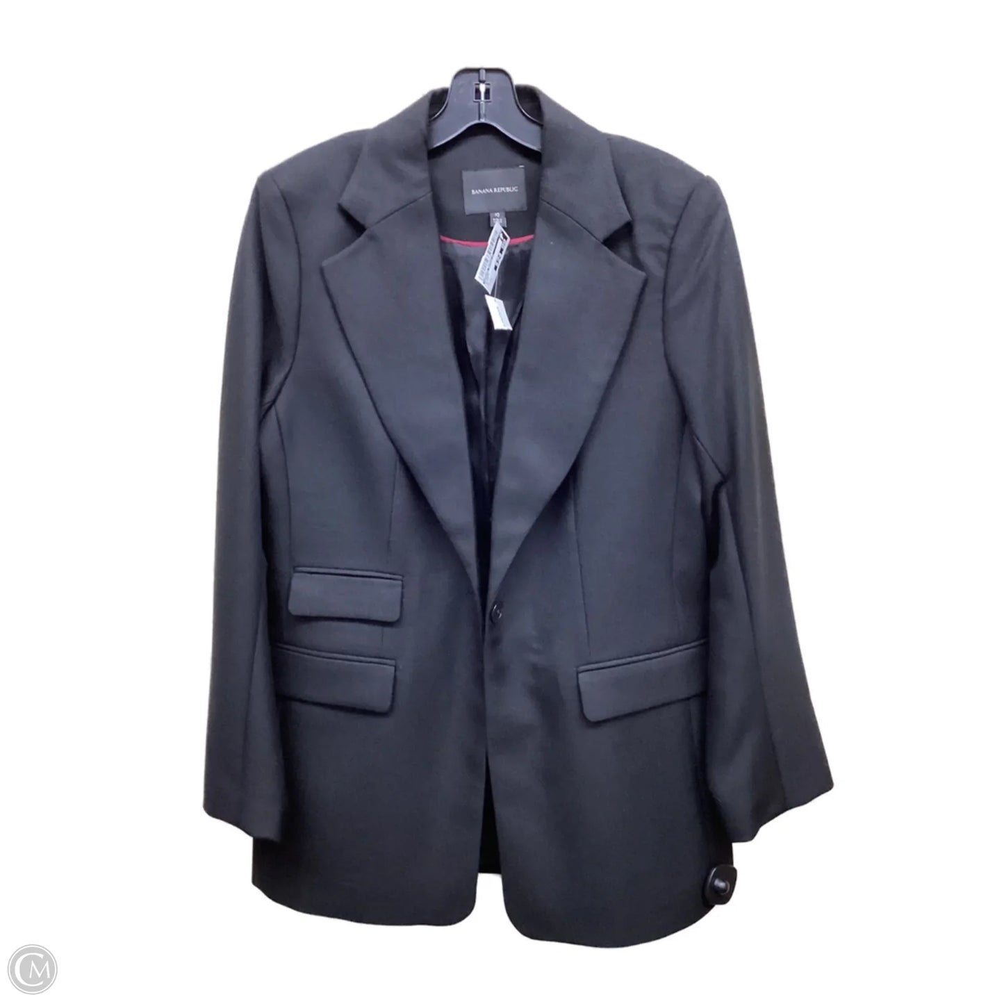 Blazer By Banana Republic In Black, Size: 10