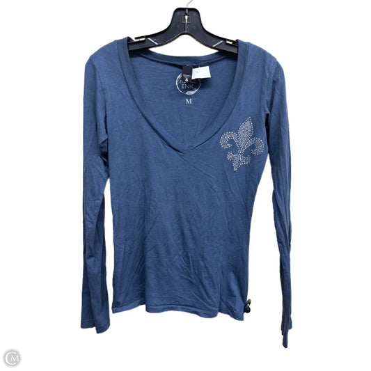 Top Long Sleeve By Clothes Mentor In Blue, Size: M