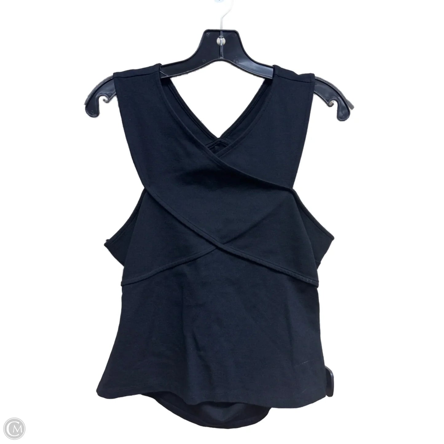 Top Sleeveless By H&m In Black, Size: L