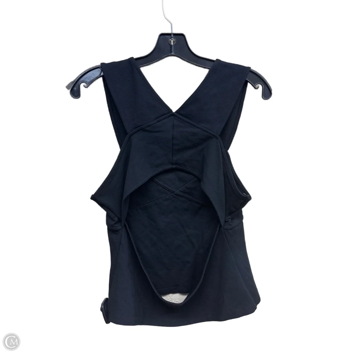 Top Sleeveless By H&m In Black, Size: L