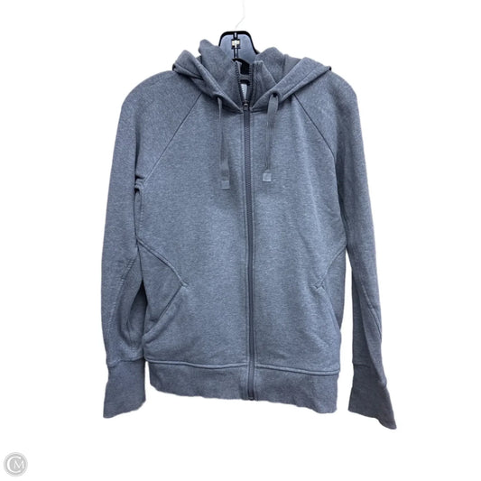 Athletic Sweatshirt Hoodie By Athleta In Grey, Size: Osfm