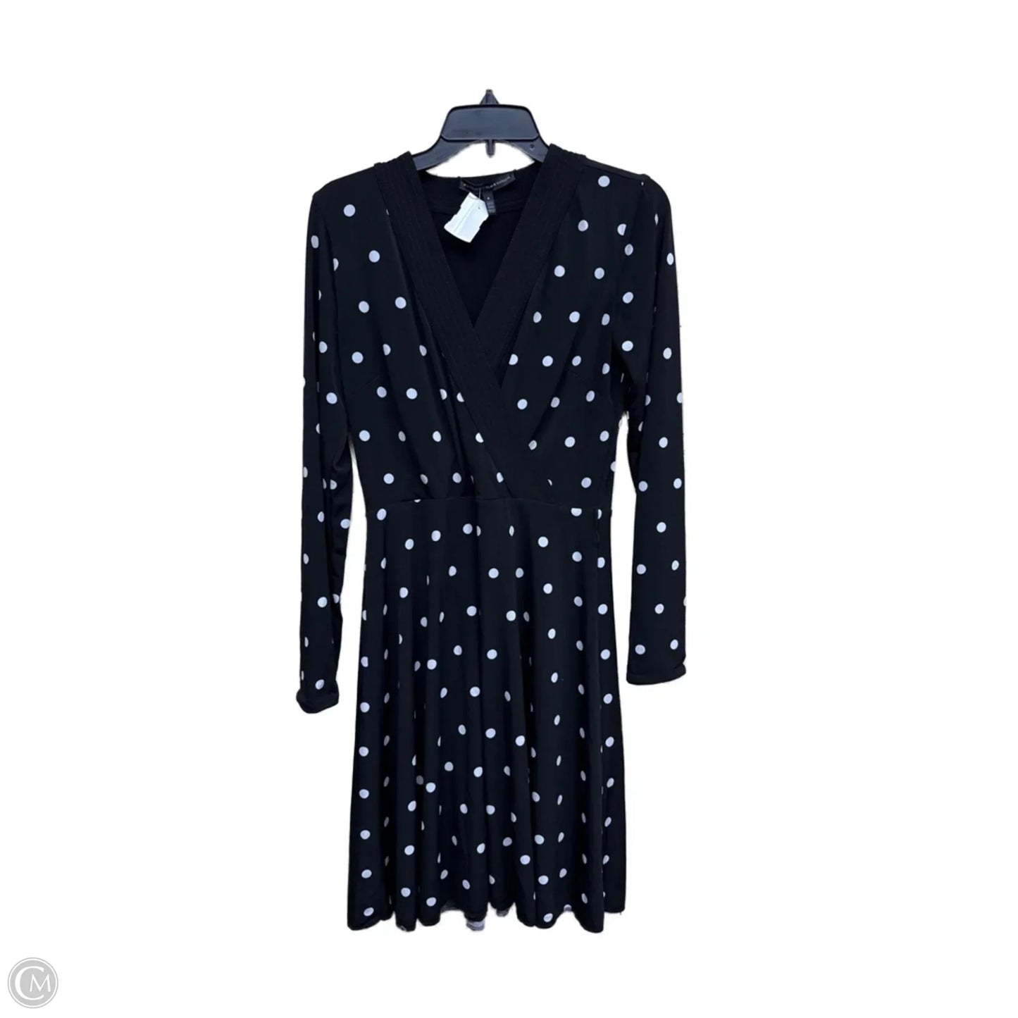 Dress Casual Short By White House Black Market In Polkadot Pattern, Size: S