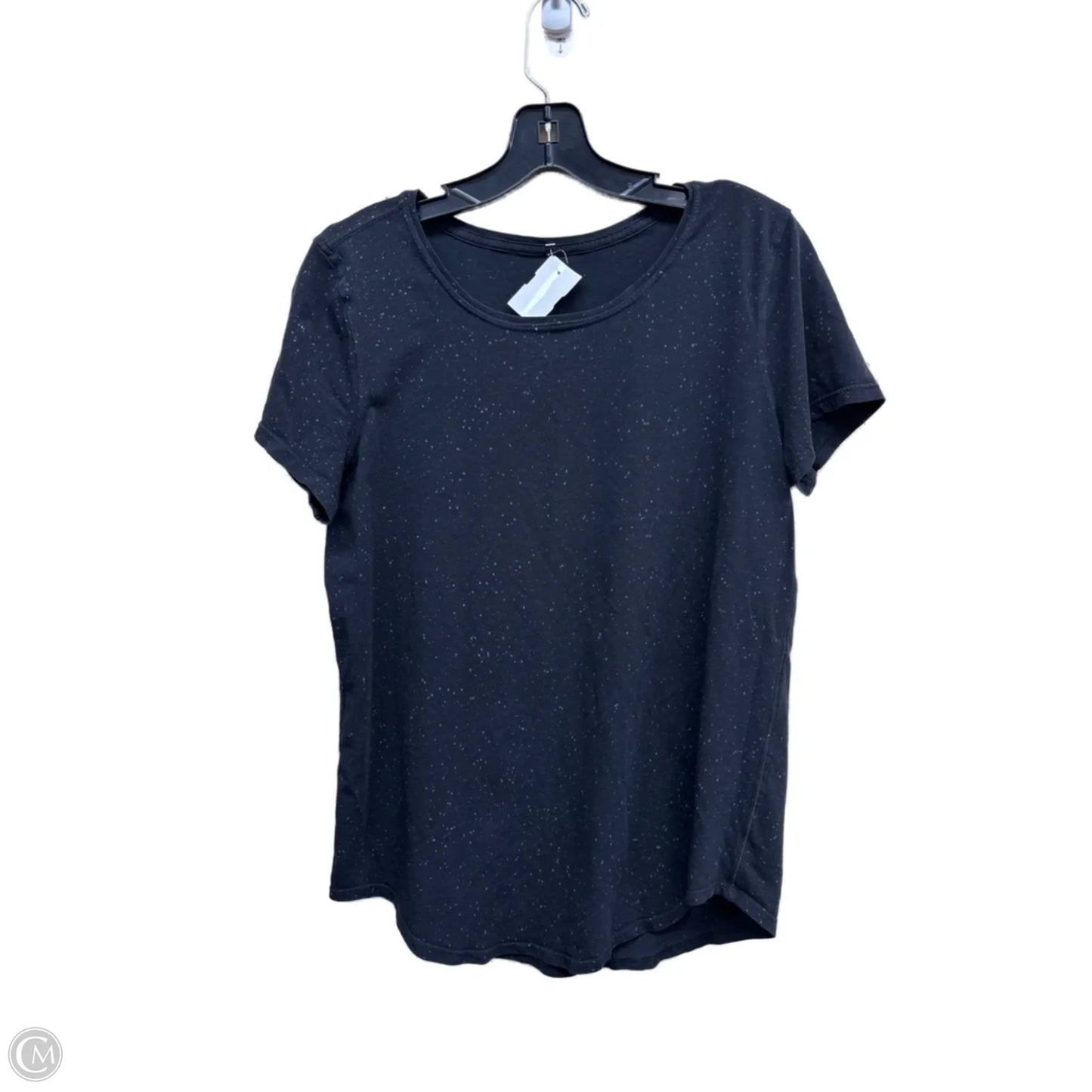 Athletic Top Short Sleeve By Lululemon In Black