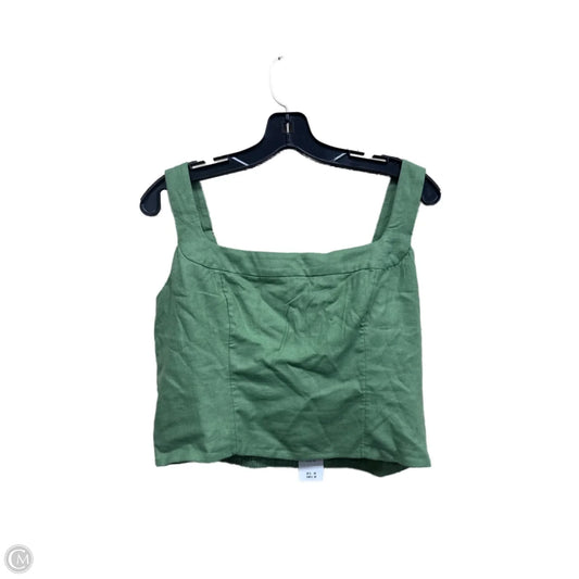 Top Sleeveless By Abercrombie And Fitch In Green, Size: L