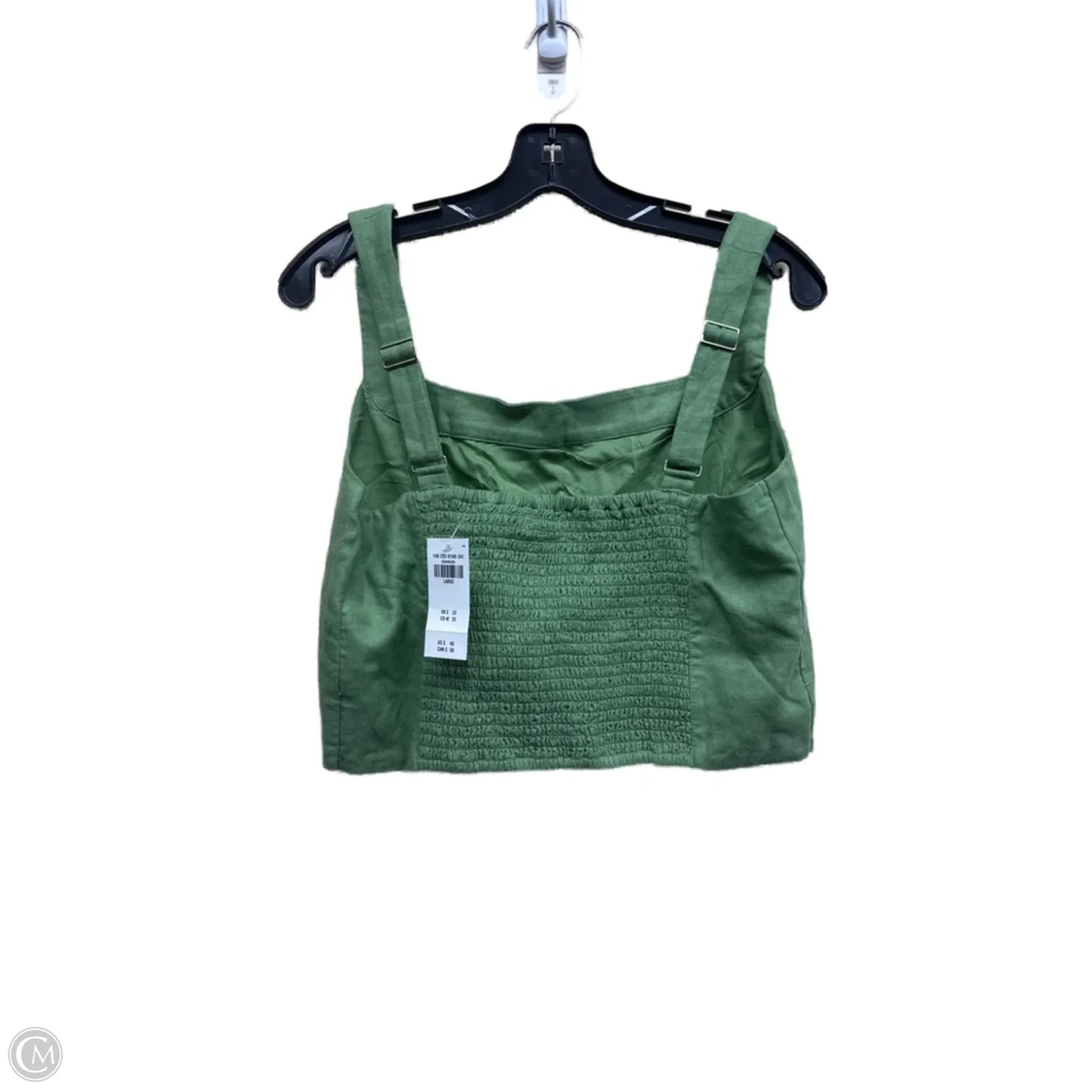 Top Sleeveless By Abercrombie And Fitch In Green, Size: L