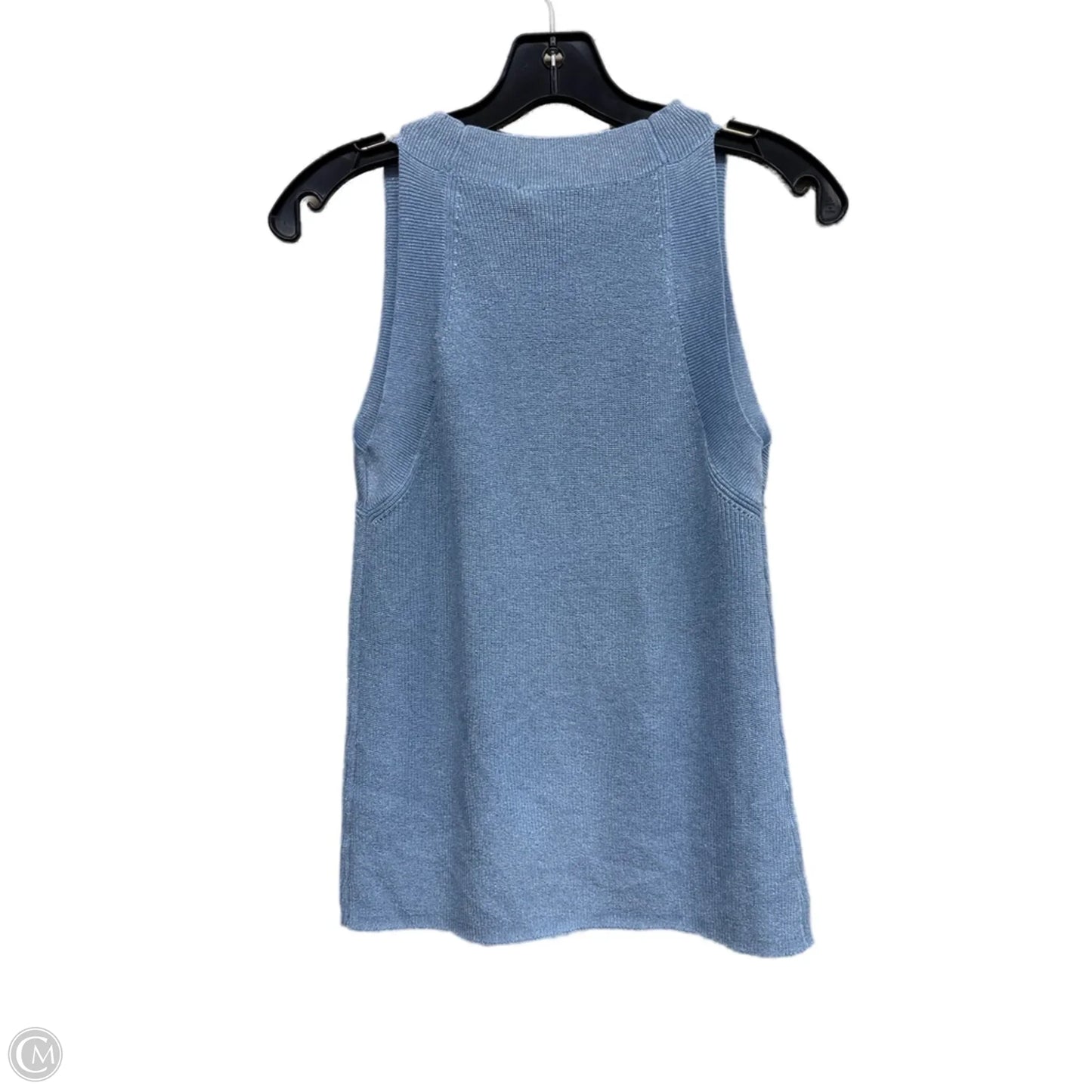 Top Sleeveless By Ann Taylor In Blue, Size: M