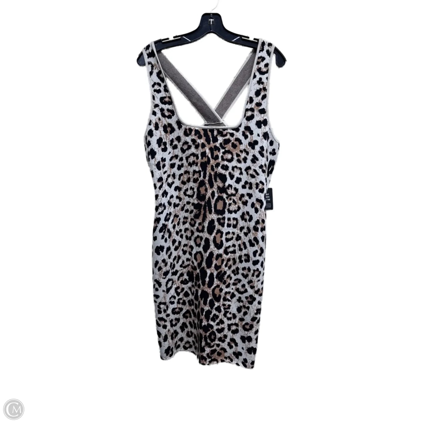 Dress Casual Short By Express In Animal Print, Size: L
