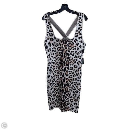 Dress Casual Short By Express In Animal Print, Size: L