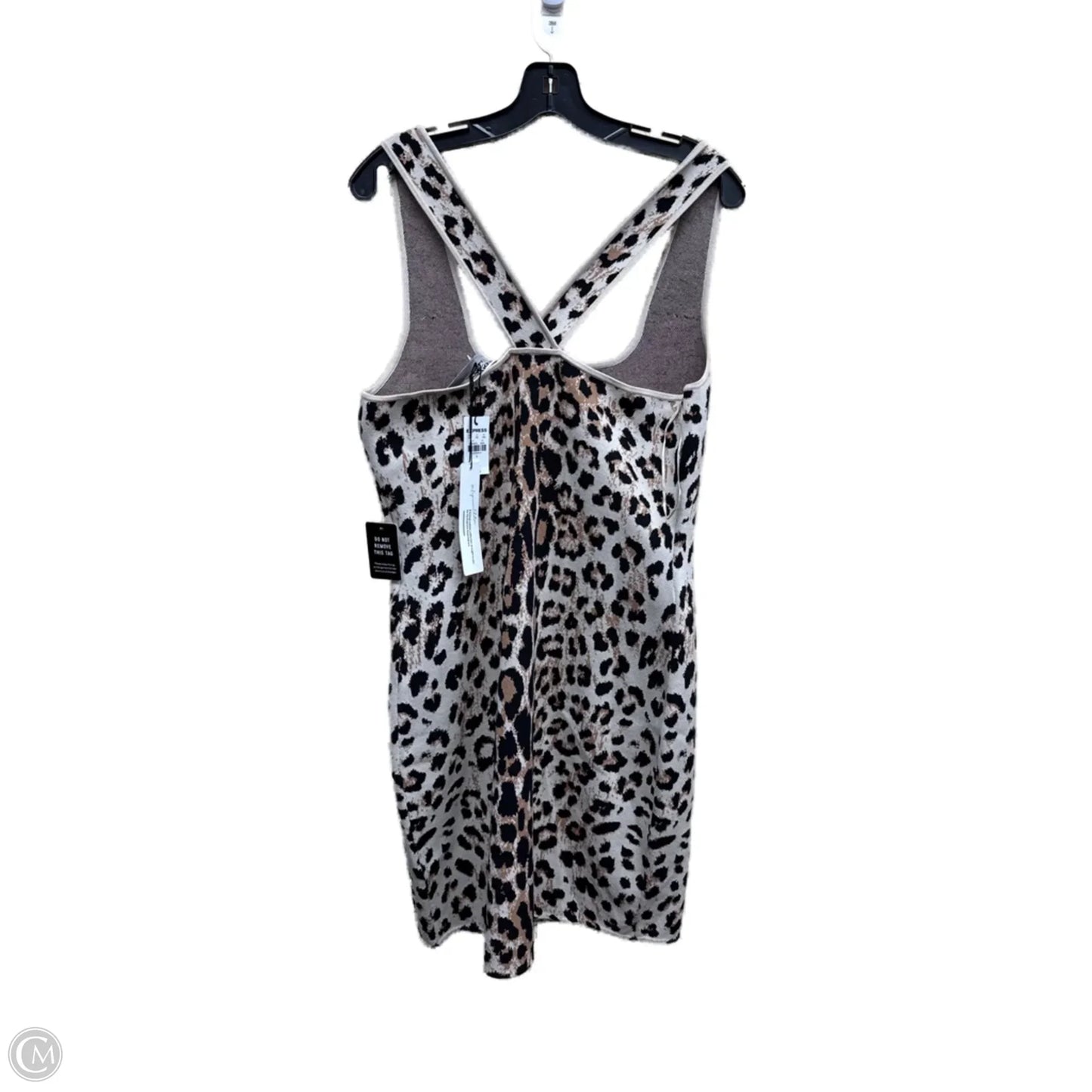 Dress Casual Short By Express In Animal Print, Size: L