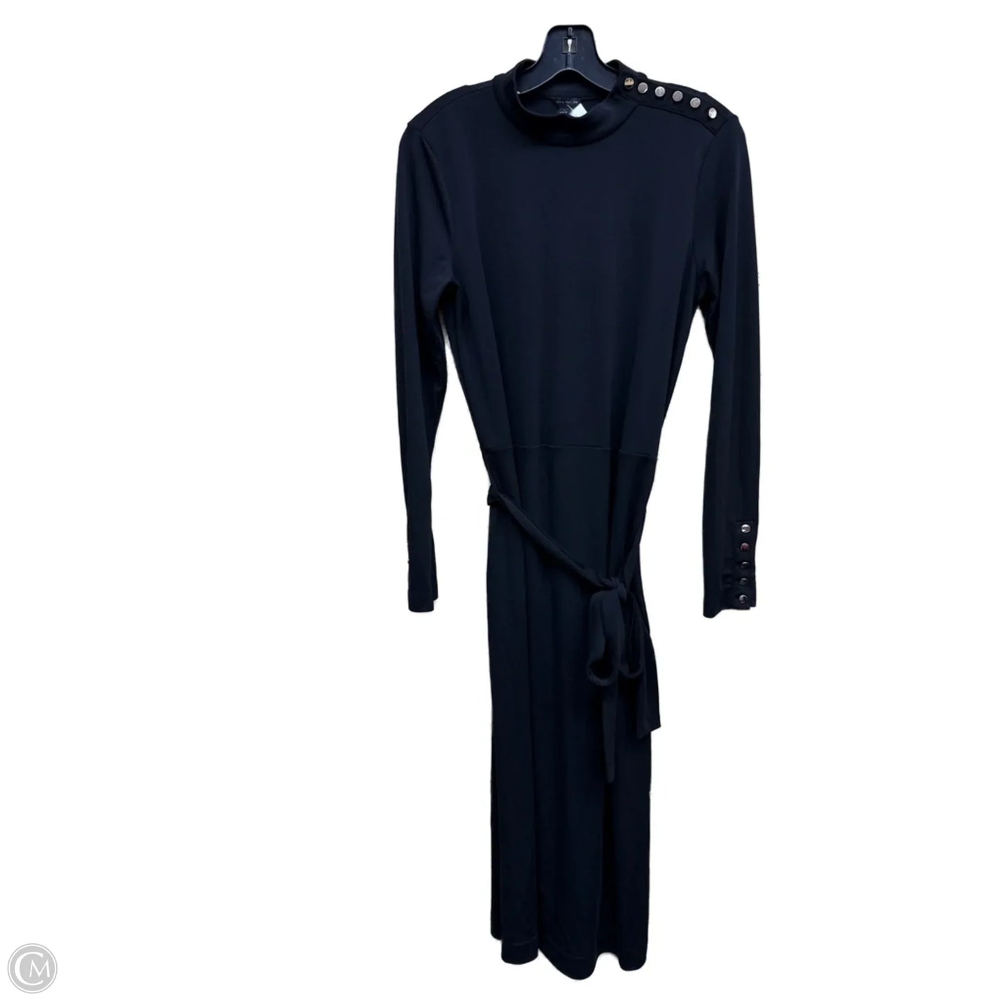 Dress Casual Maxi By Ann Taylor In Black, Size: M