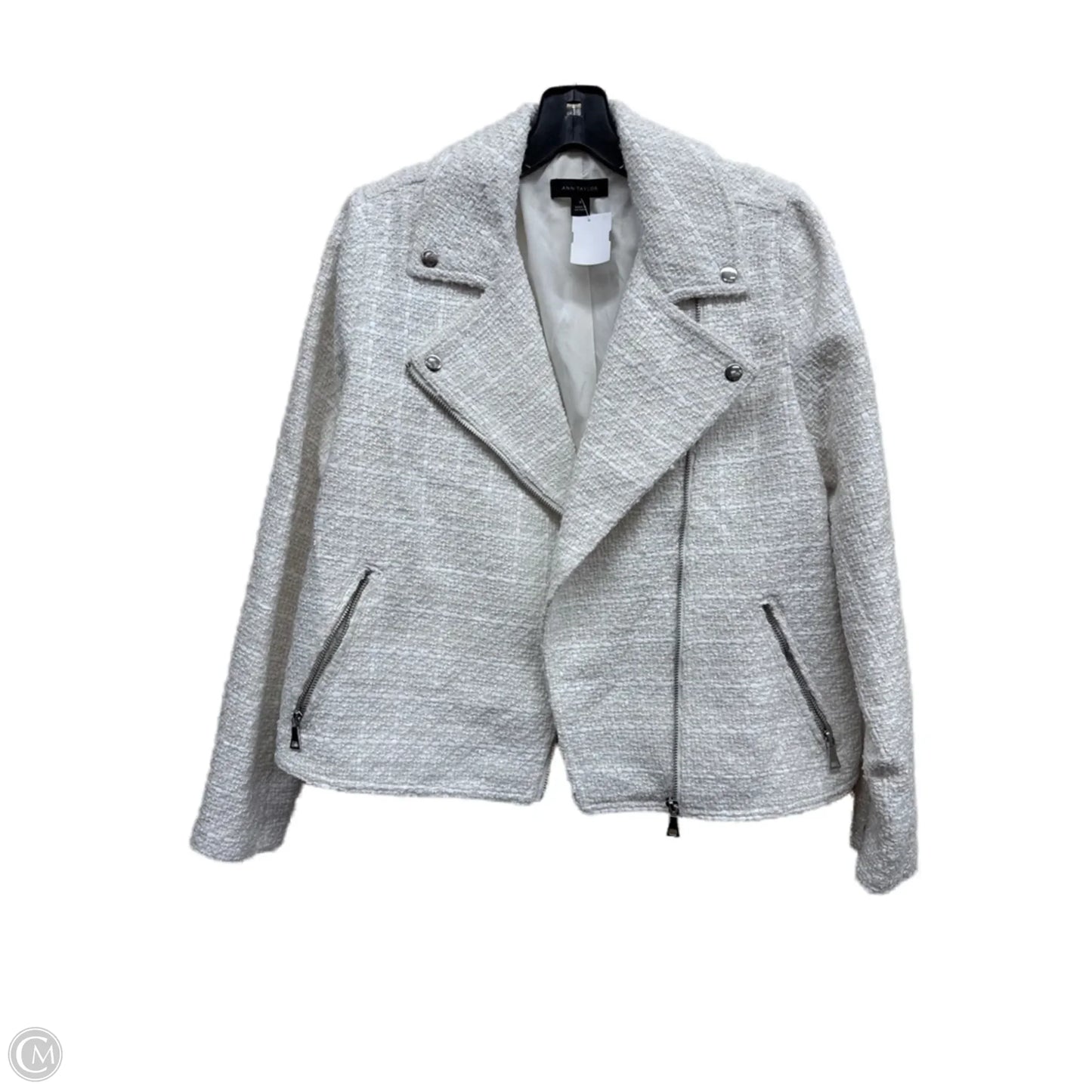 Jacket Other By Ann Taylor In White, Size: M