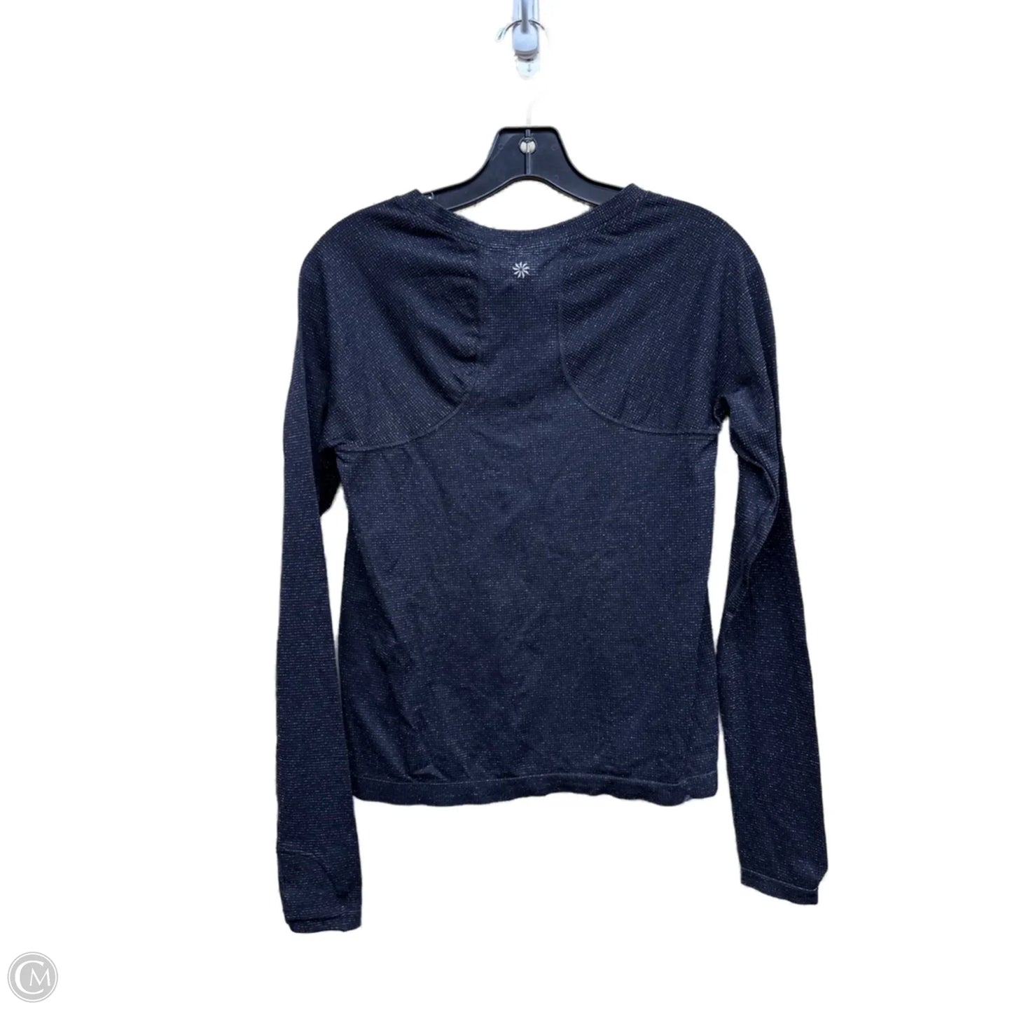 Athletic Top Long Sleeve Crewneck By Athleta In Black, Size: S