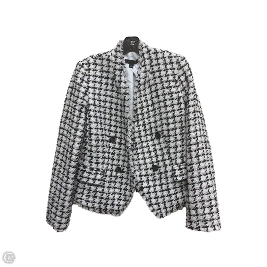 Blazer By Ann Taylor In Black & White, Size: 10