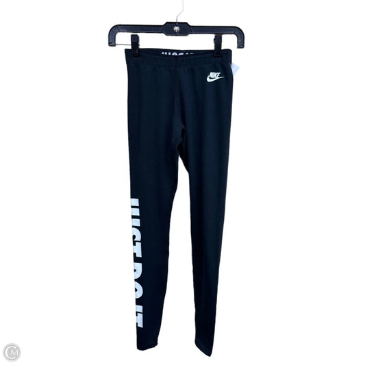 Athletic Leggings By Nike In Black, Size: Xs