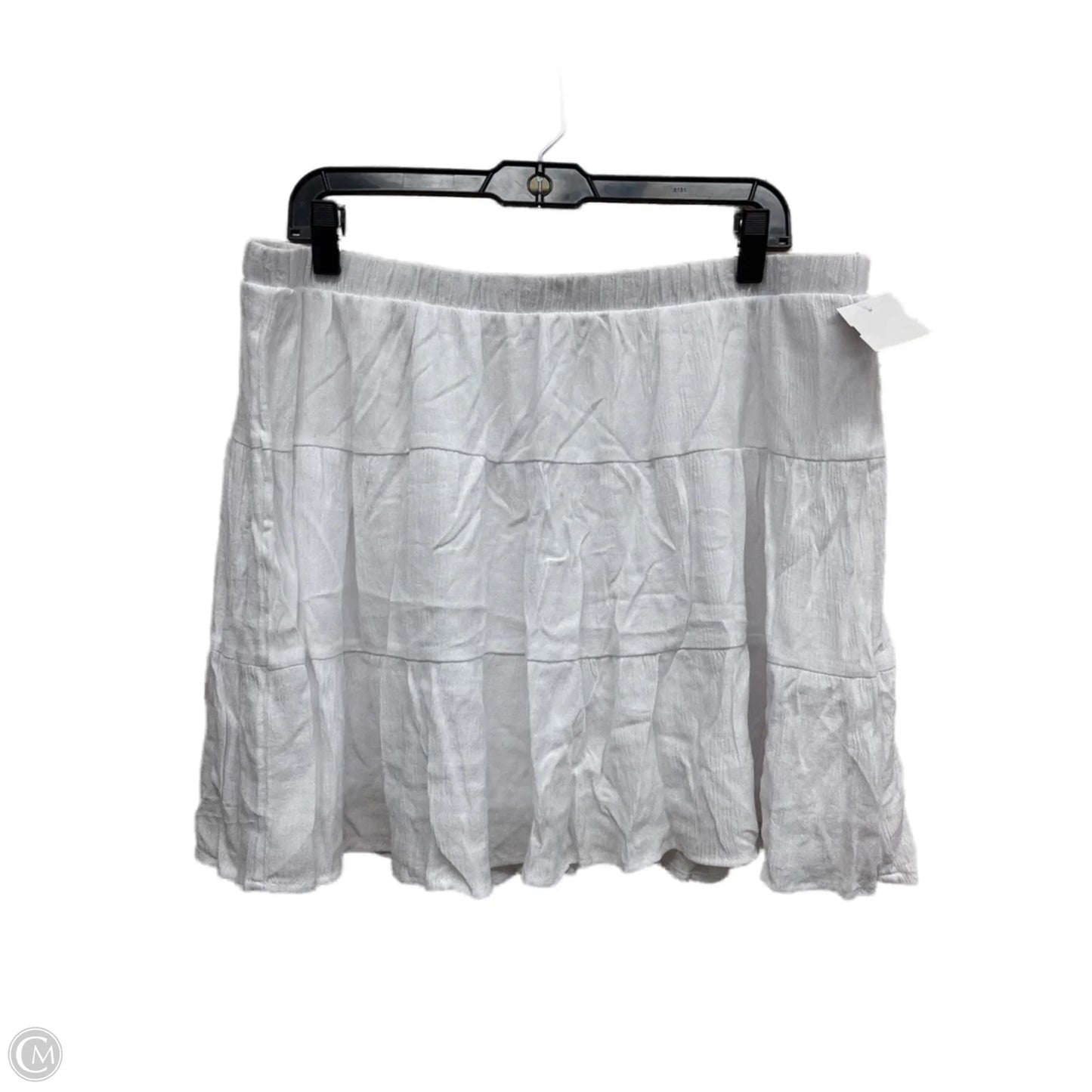 Skirt Mini & Short By No Boundaries In White, Size: Xxl