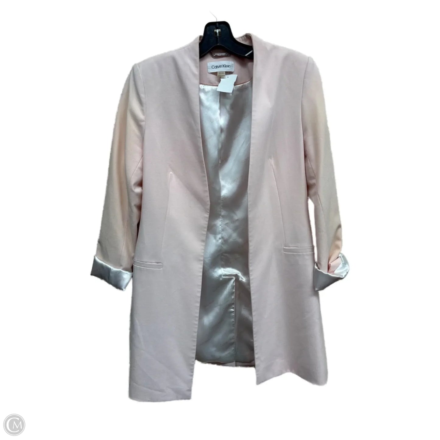 Blazer By Calvin Klein In Pink, Size: M