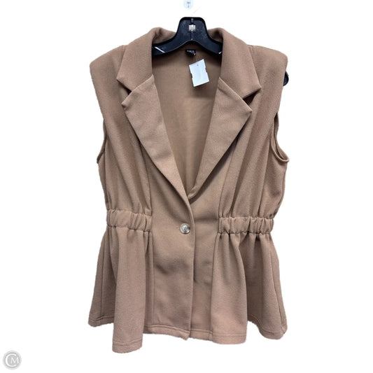 Vest Other By Shein In Tan, Size: L