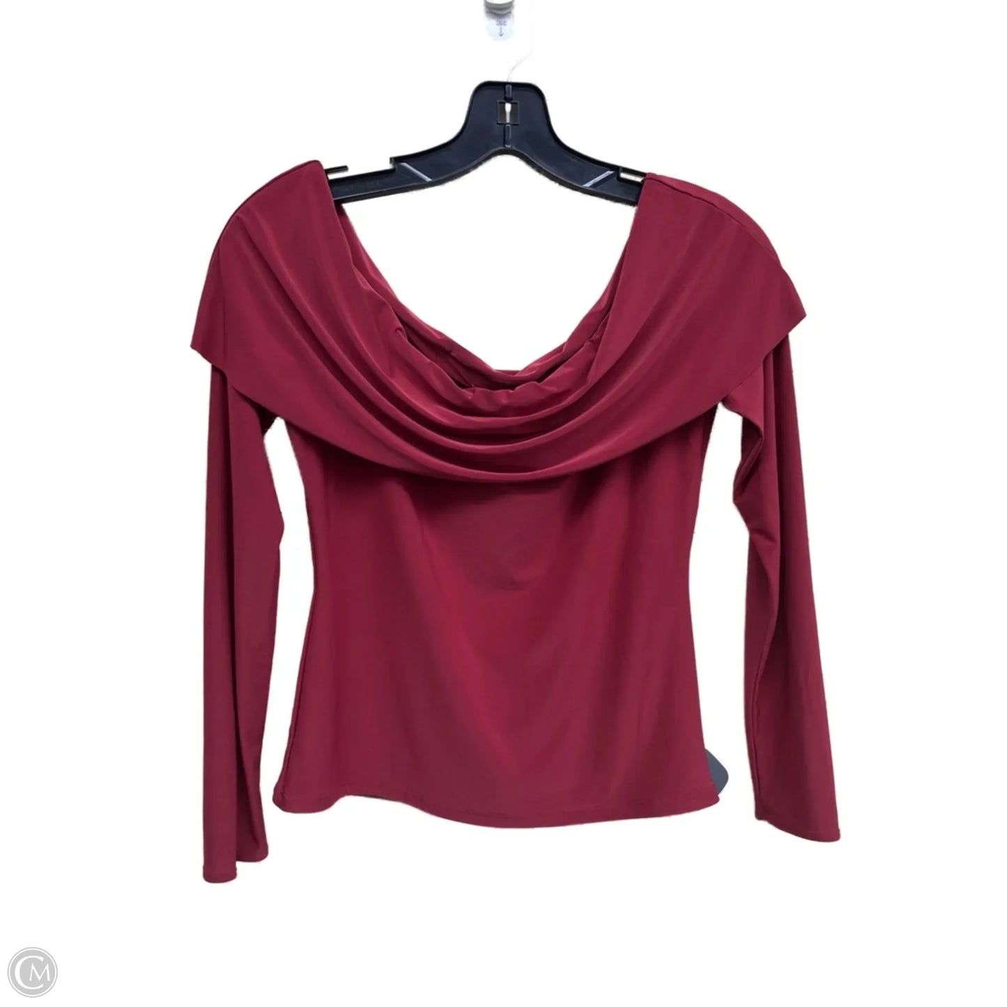 Top Long Sleeve By Clothes Mentor In Red, Size: L