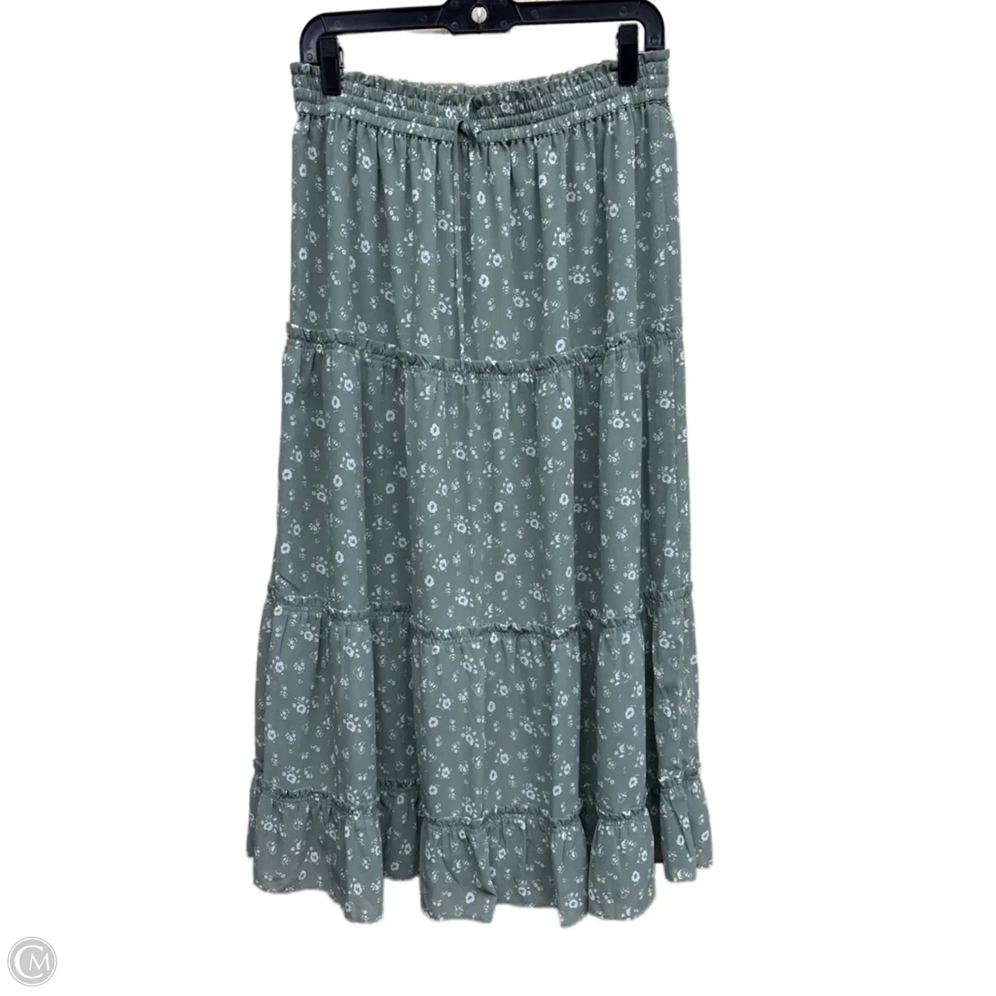 Skirt Maxi By Madewell In Green, Size: M