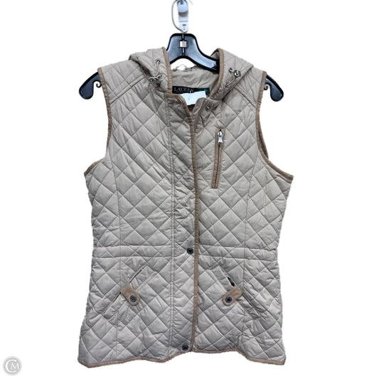 Vest Puffer & Quilted By Ralph Lauren In Tan, Size: Xs