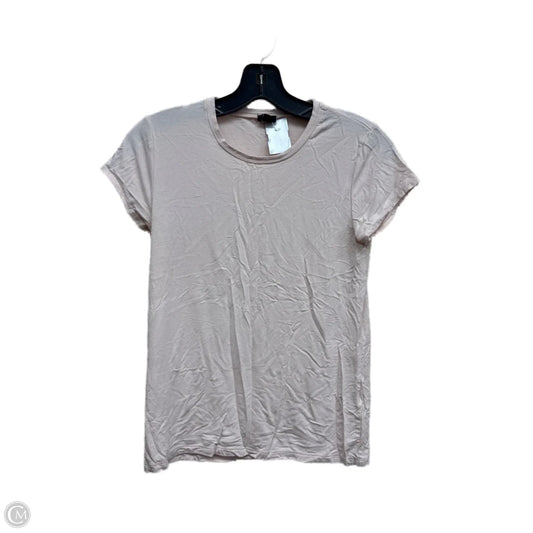 Top Short Sleeve By J. Crew In Peach, Size: S