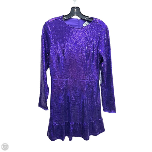 Dress Party Short By Scoop In Purple, Size: S