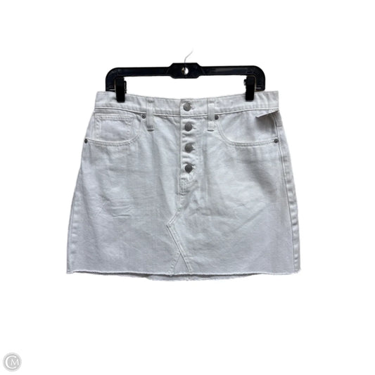 Skirt Mini & Short By Madewell In White, Size: 8