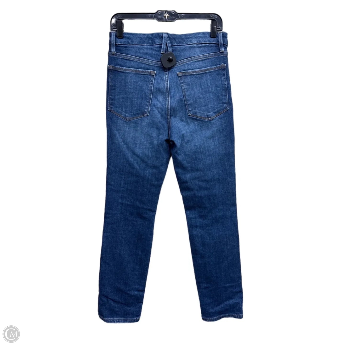 Jeans Straight By Good American In Blue Denim, Size: 8