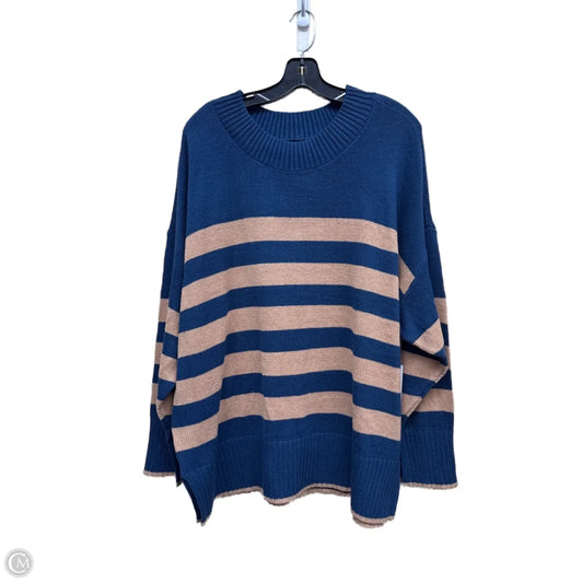 Sweater By Sonoma In Striped Pattern, Size: 1x
