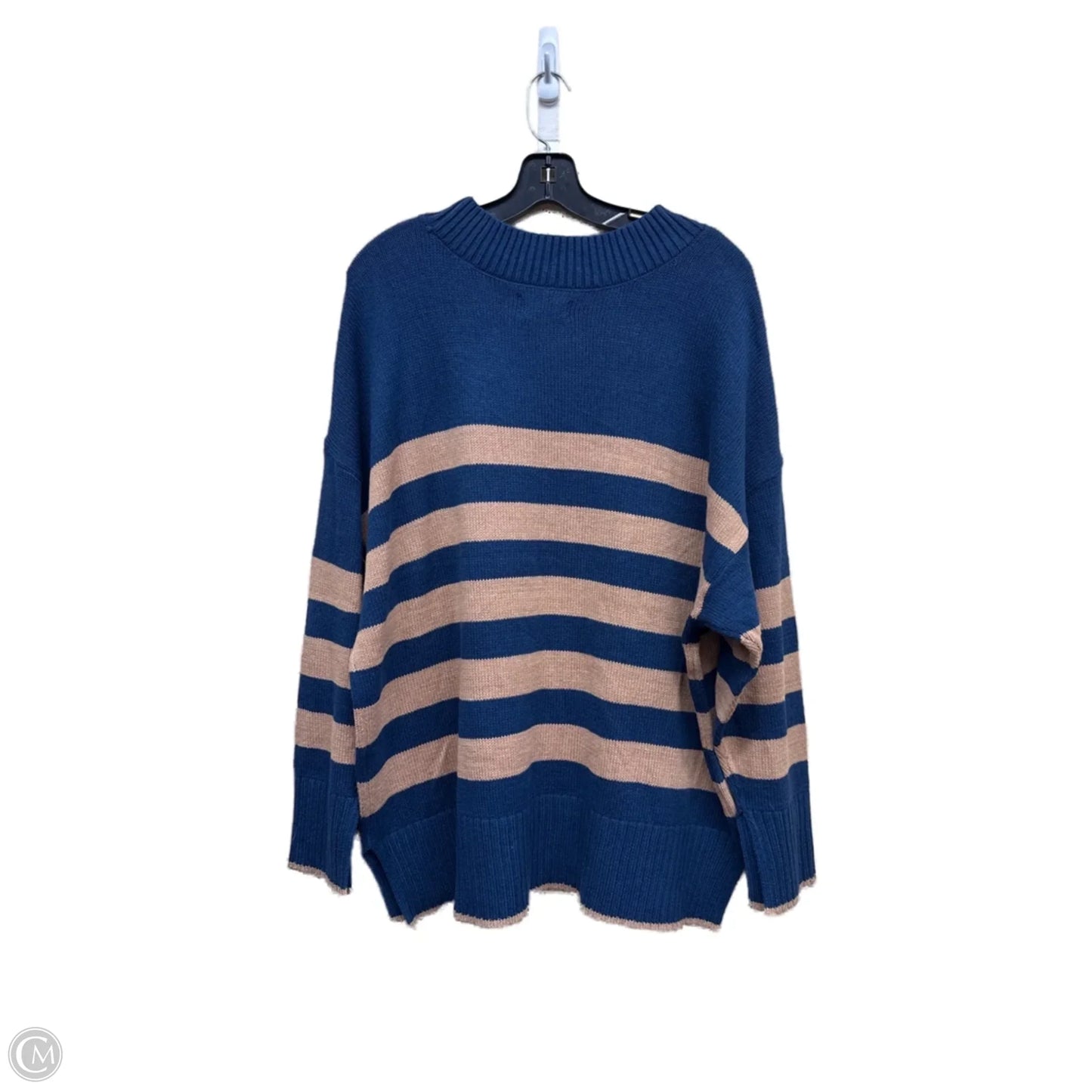 Sweater By Sonoma In Striped Pattern, Size: 1x