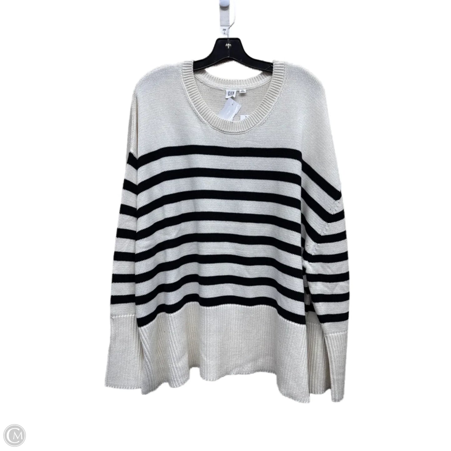 Sweater By Gap In Striped Pattern, Size: Xxl