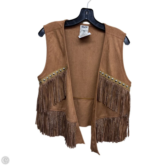 Vest Fleece By Vocal In Bronze, Size: L