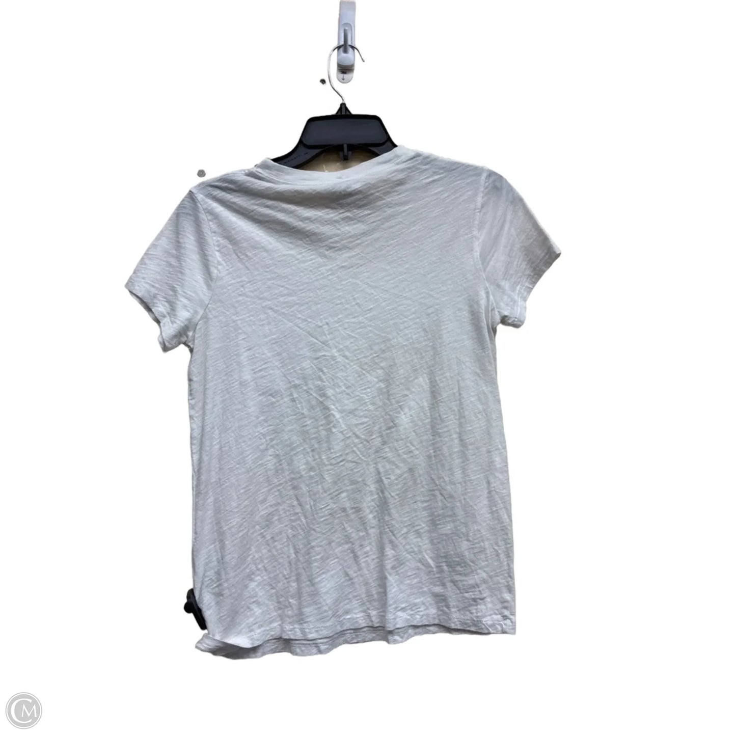 Top Short Sleeve By Madewell In White, Size: S