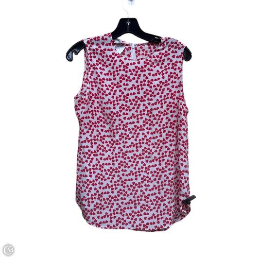 Top Sleeveless By Equipment In Red, Size: S