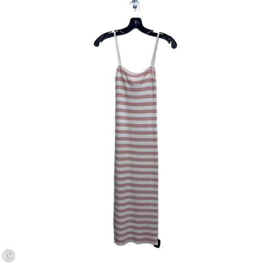 Dress Casual Maxi By Zara In Striped Pattern, Size: S