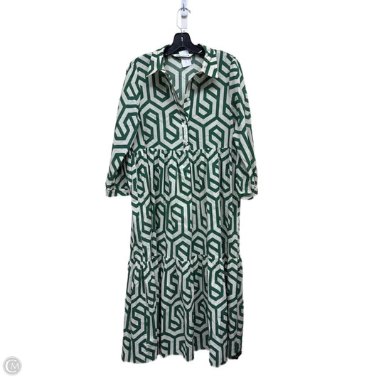Dress Casual Maxi By Zara In Green, Size: M