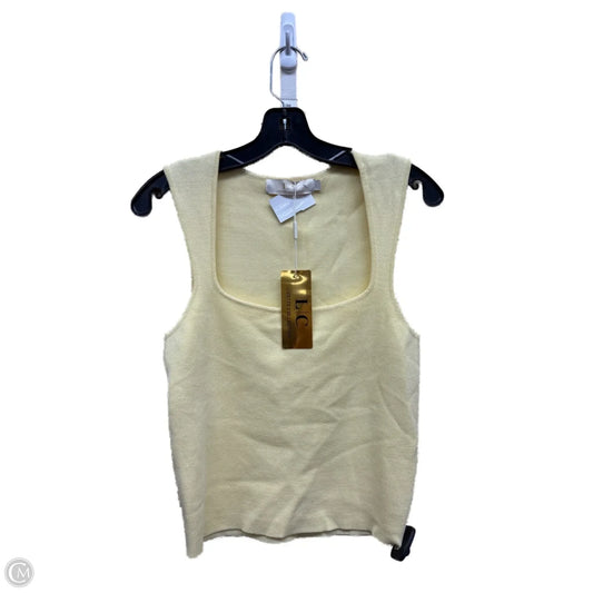 Top Sleeveless By Clothes Mentor In Yellow, Size: L