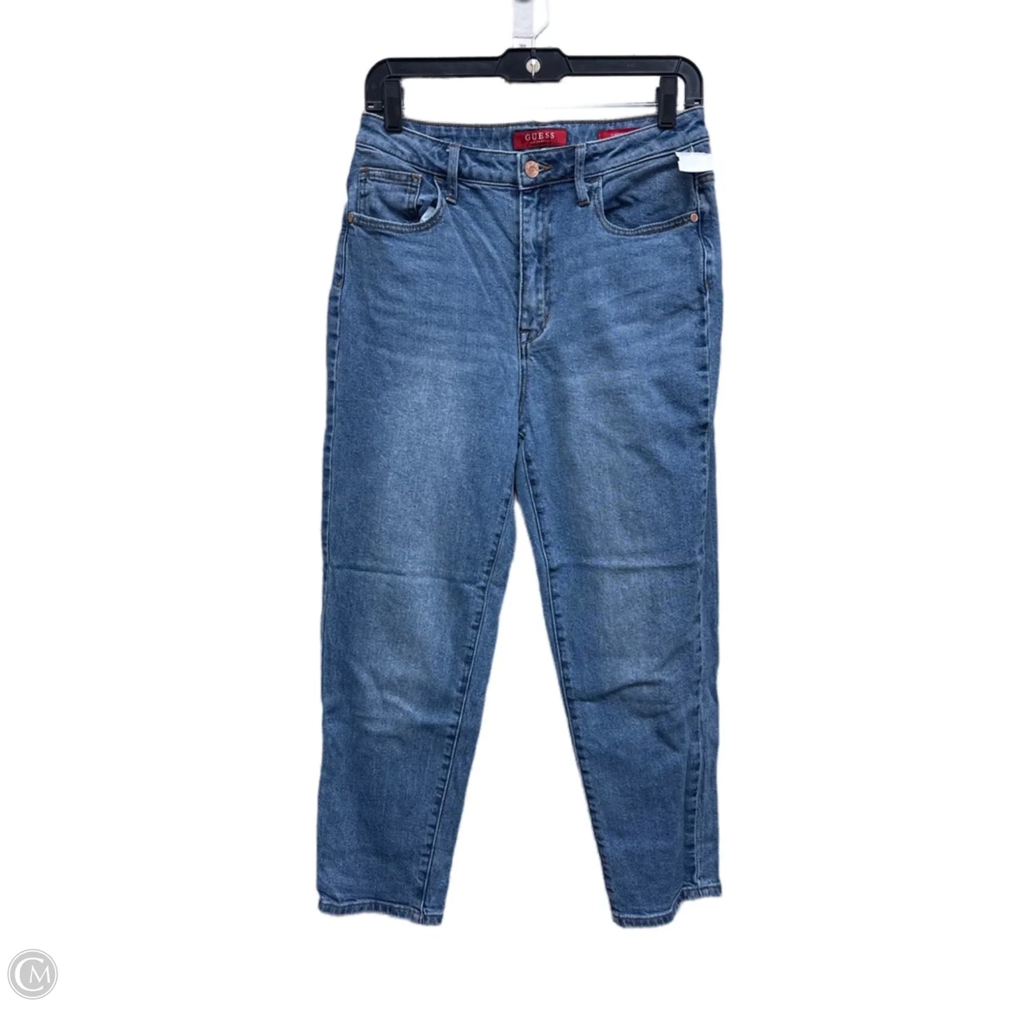 Jeans Straight By Guess In Blue Denim, Size: 6