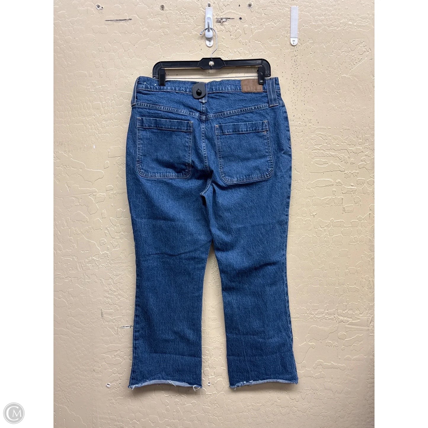 Jeans Straight By Madewell In Blue Denim, Size: 14